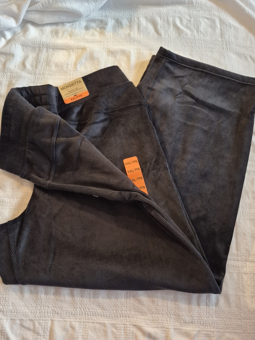 Mondetta women's XXL black wide leg pull on pants, super soft and comfy New